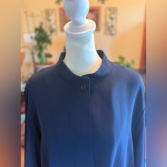 NWT Josephine Chaus Collection Marine Blue Women’s Size 16 Top W One Button - Picture 13 of 16